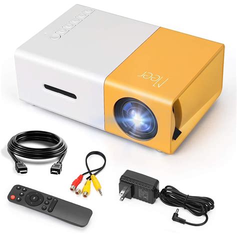 Meer Mini Projector YG 300 Full Color LED LCD Video Projector