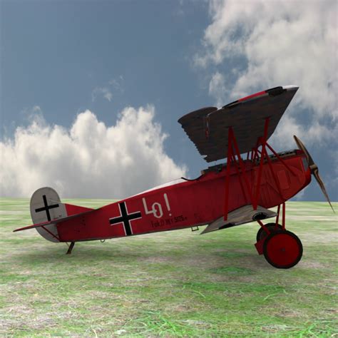 Fokker D7 Ernst Udet 3d Model By Blackraven37