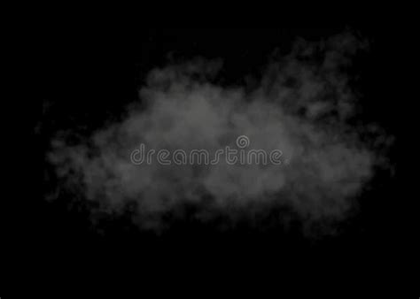 White Smoke Puff Isolated On Transparent Background Png Vector