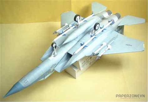 Jet Fighter F 15 Eagle 150 Scale Paperzone Vn