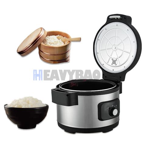 Heacybao Large Capacity Big Size Commercial Stainless Steel Rice Cooker