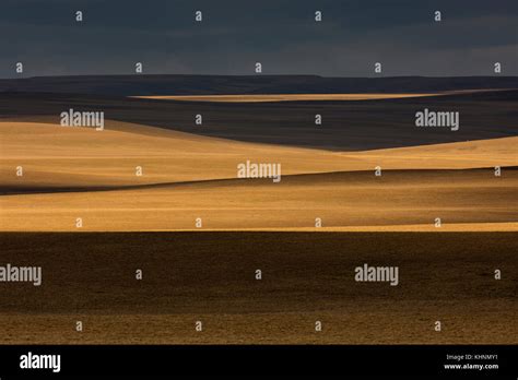 Patagonian Steppe Near El Calafate Patagonia Argentina Stock Photo