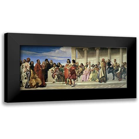 Delaroche Paul 18x9 Black Modern Framed Museum Art Print Titled