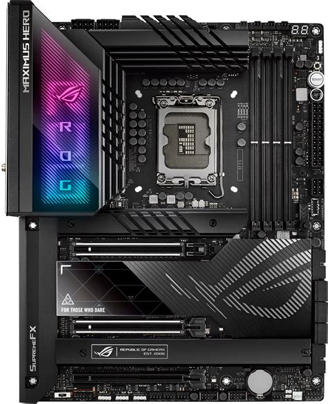 ASUS ROG MAXIMUS Z790 HERO (Socket LGA 1700) Intel Z790 ATX DDR5 Wi-Fi ...