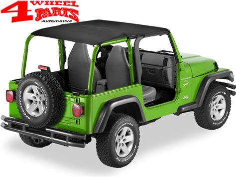 Safari Header Bikini Top Strapless Bestop Black Diamond Jeep Wrangler Tj Bj Wheel Parts