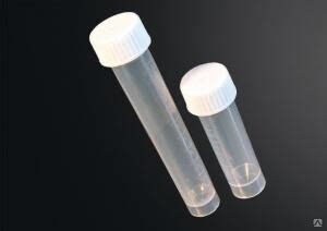 Пробирки цилиндрические с винтовой крышкой 5 мл, 16х60 мм с делениями ...