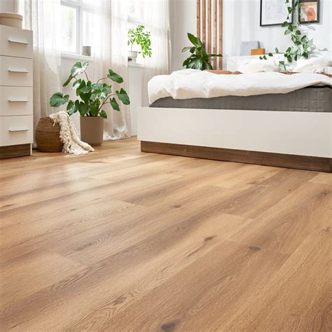 Sol Pvc Rigide À Clipser Spc Effet Bois 229x122 Cm Woodric Garland