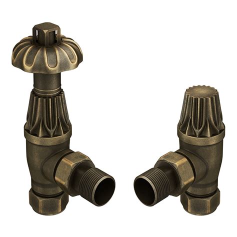 Chatsworth Gothic Traditional Angled Radiator Valves Victorian Uk