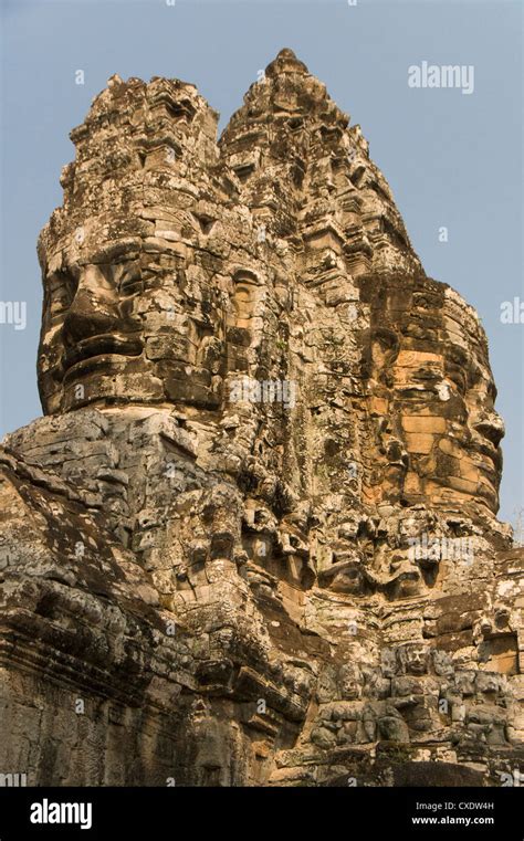 South Gate Angkor Thom Angkor Archaeological Park Unesco World