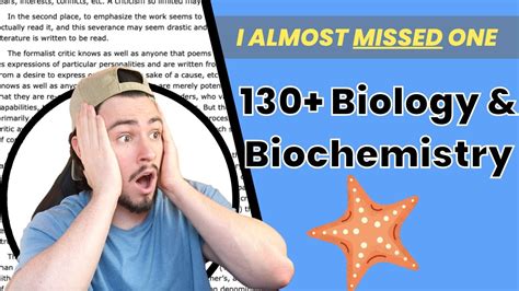 MCAT Biology Biochemistry Walkthrough AAMC Sample Test BB Passage 5