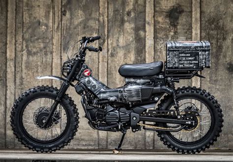 Hondas New Ct125 Hunter Cub Trail Bike Gets Military Makeover Adv Pulse