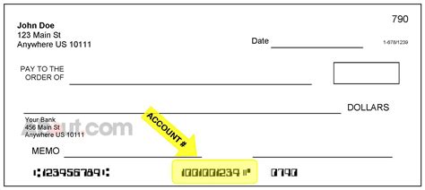 Find Your Account Number On A Check