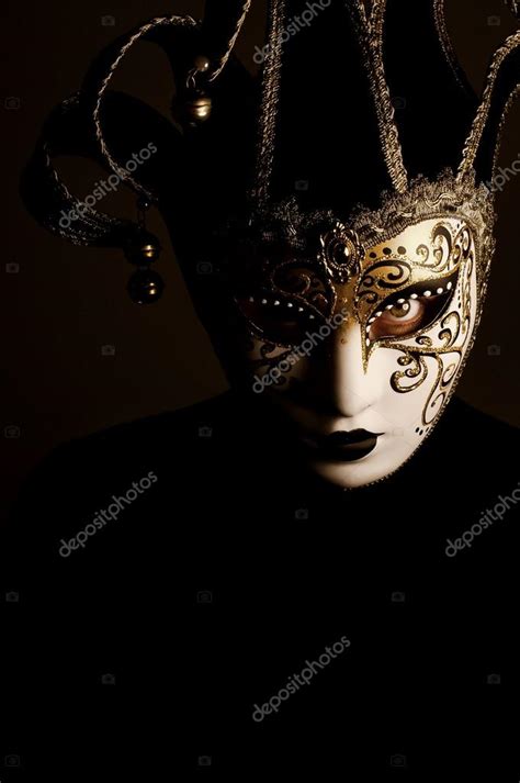 Portrait with Venice mask – Stock Editorial Photo © sognolucido #38459535