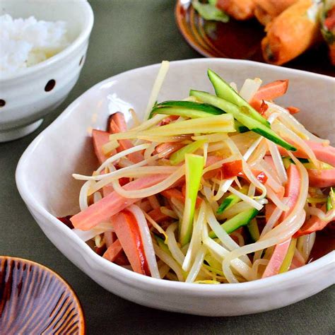 ボリュームがあってとっても簡単！焼豚ともやしの中華和え ドンキッチン ドンキが提案するレシピ集