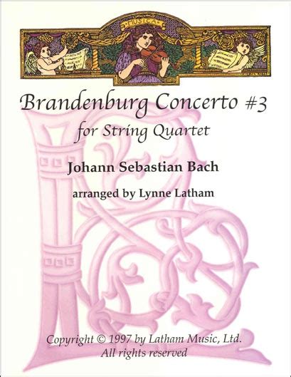 Brandenburg Concerto No. 3 - Parts