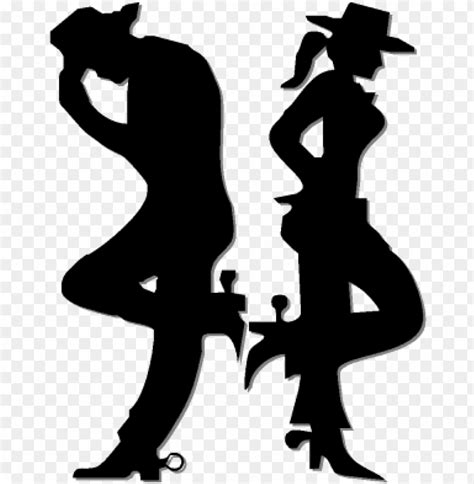 Cowboy And Cowgirl Top Image Cowboy E Cowgirls Desenho PNG