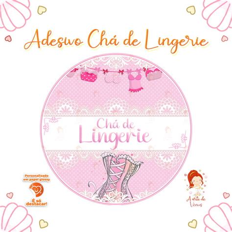 Adesivos Personalizados X Ch De Lingerie Elo