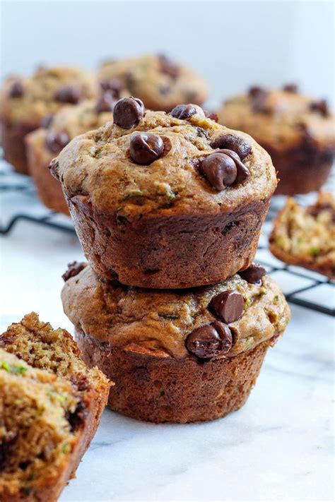 Zucchini Banana Chocolate Chip Muffins Nutrition To Fit Lindsey