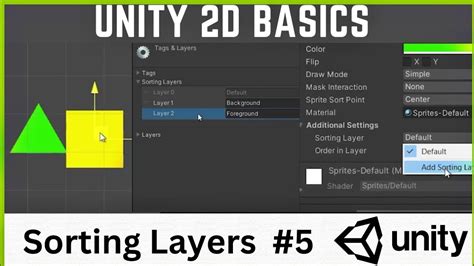 Sorting Layers Unity 2D Basics 5 By MNJ YouTube