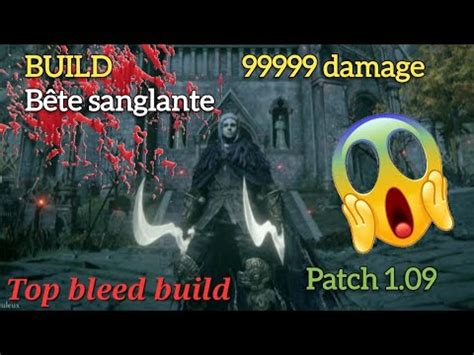 Guide Tuto Elden Ring build la bête sanglante Meilleur build