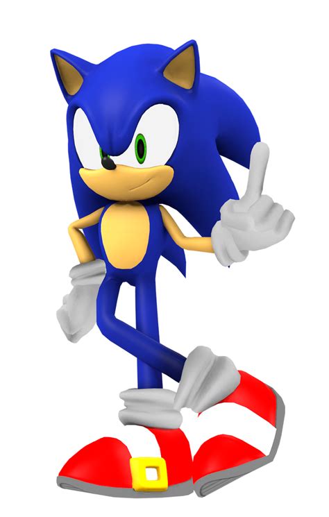 Modern Sonic 3D render by SUCA28onDeviantart on DeviantArt