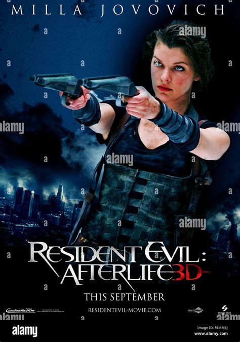 Release Date September 10 2010 Movie Title Resident Evil Afterlife