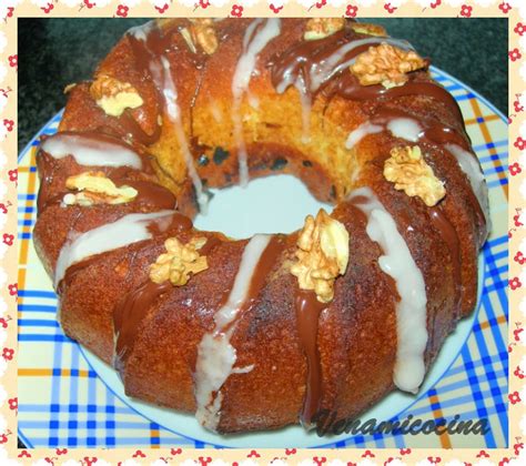 Ven A Mi Cocina BUNDT CAKE DE NARANJA CON NUECES Y CHOCOLATE