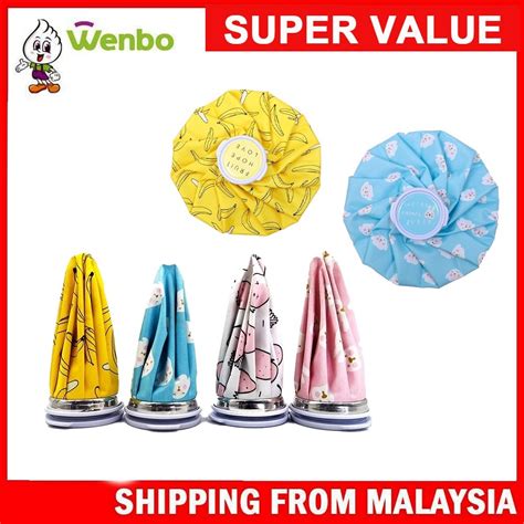 Wenbo Cute Cartoon Design Ice Bag Cold Hot Reusable Ice Pack First Aid Icebag Pain Cold Therapy