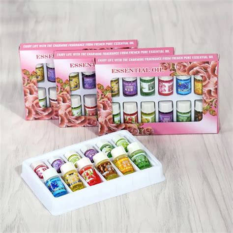 12pcs Essential Oils Pack For Aromatherapy Spa Bath Massage Skin Care