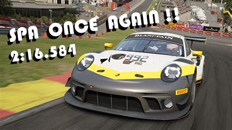 Spa Once Again Assetto Corsa Competizione Hotlap Porsche Ii