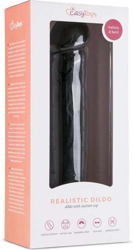 Easytoys Dildo Collection Easytoys Realistische XXL Dildo Zwart Bol