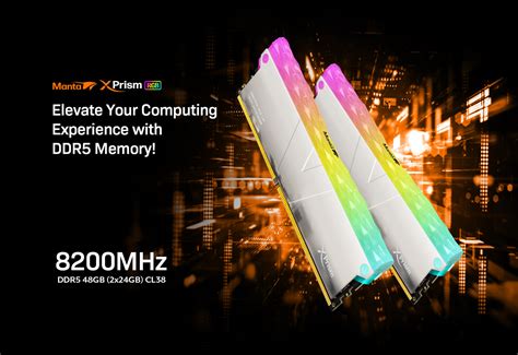 v-color Introduces Manta XPrism 48GB DDR5-8200 CL38 Kit | TechPowerUp