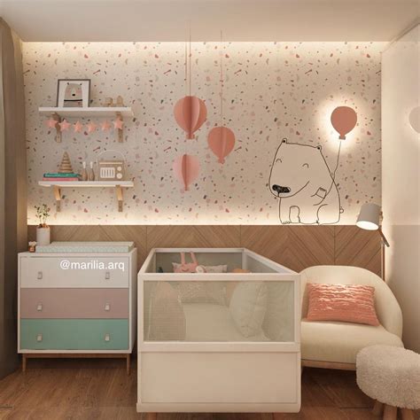 Maricarvalho 70 Projetos De Quarto De Bebê Feminino Lindos E Aconchegantes