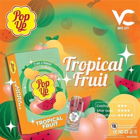 Pod Head Pop Up Flavor Tropical Fruit Ml