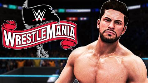 Wwe K My Career Mode Ep Wrestlemania Announcement Youtube