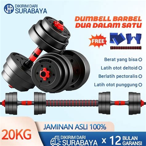 Jual Kode K B Spot Barangdumbbell Set Peralatan Fitness Barbel Set