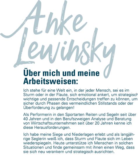 Lewinsky Coaching Ber Mich