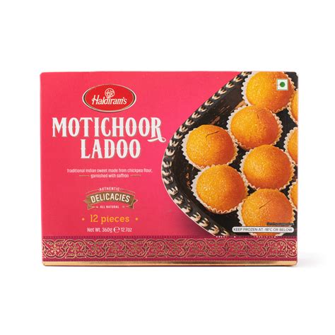 Get Haldiram S Motichoor Ladoo Frozen Delivered Weee Asian Market