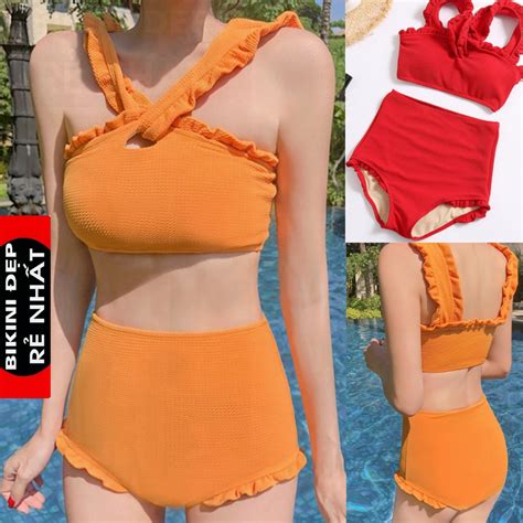 KIỂU MỚI LOẠI ĐẸP Bikini liền mảnh tay dài nhún ngực khoét lưng khoét ngực siêu sexy