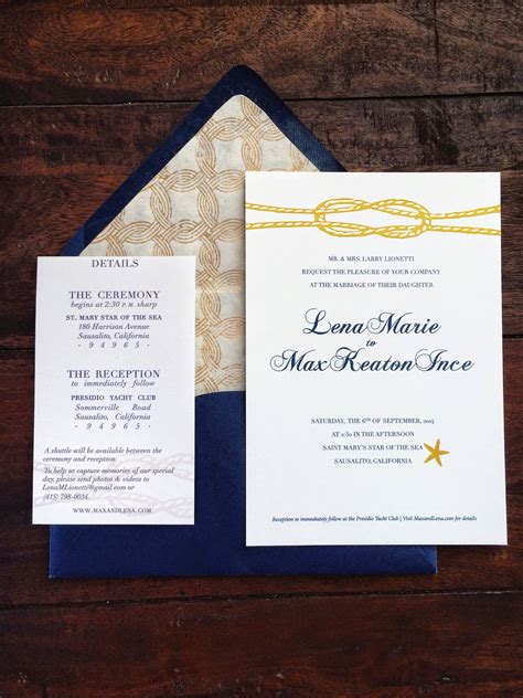 Kelly Moran Entry Level Adulthood Diy Nautical Wedding Invitation Suite