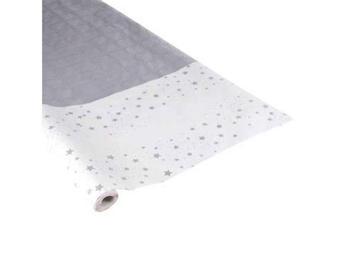 Paris Prix Nappe Papier Damass E Toile X M Argent Conforama