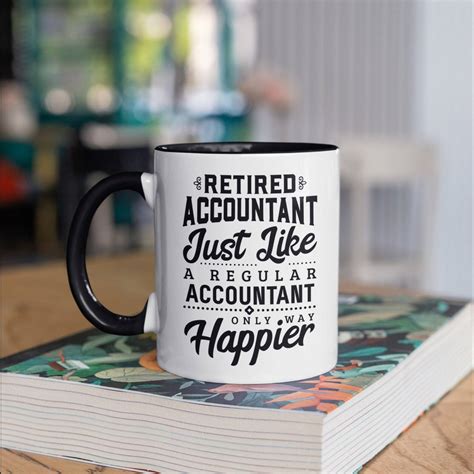 Retired Accountant Mug Funny Retirement Accounting Mugs Cpa Coworker