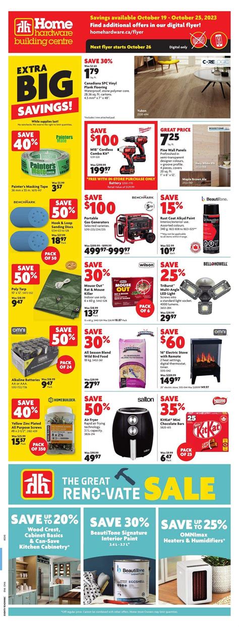 Home Hardware Building Centre On Flyer October To