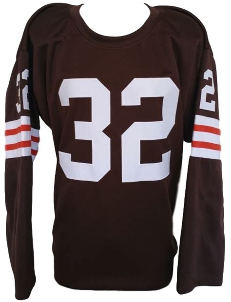 Jim Brown Signed Browns Jersey Inscribed "HOF 71" (PSA COA) | Pristine ...