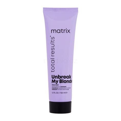 Matrix Unbreak My Blonde Reviving Leave In Treatment Balzámy na vlasy pro ženy ELNINO CZ