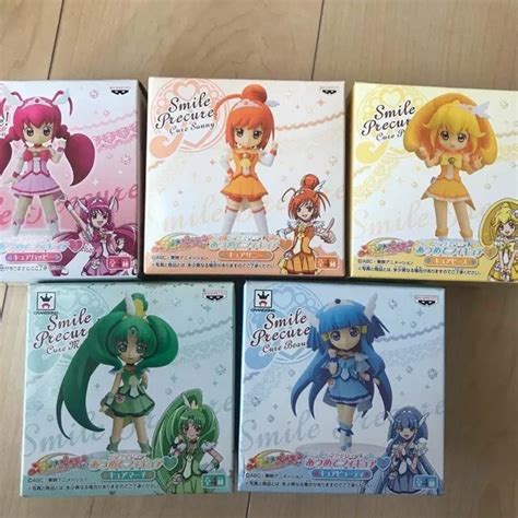 Smile Precure Glitter Force Atsumete Figure Doll Lot Of 5 Unused £7956