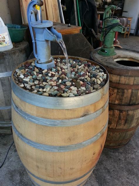 Water Fountains King Barrel Whiskey Barrel Fountain Barrel