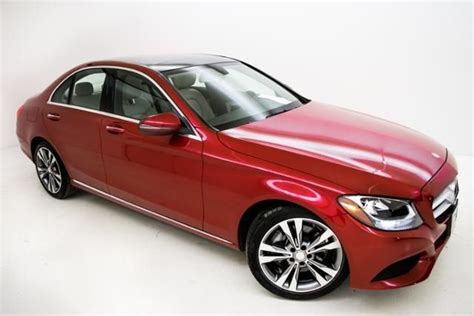 2016 Mercedes Benz C Class 4dr Sdn C 300 Rwd Designo Cardinal Red