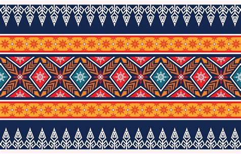 Abstract Ethnic Geometric Pattern Design For Background 1924830 Vector