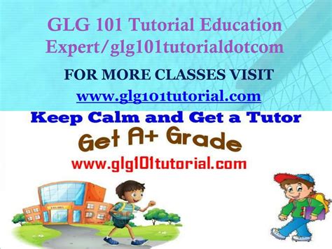 PPT GLG 101 Tutorial Education Expert Glg101tutorialdotcom PowerPoint